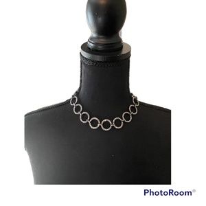 Crustal chocker black necklace